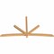 Ekena Millwork Alberta Timber Gable Bracket, Western Red Cedar, 108"W x 58"H x 3 1/2"D x 3 1/2"F, 13/12 Pitch GBW108X58X0404ALB00SWR - alternate 4